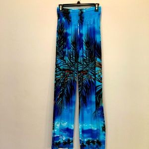 Blue, island, pants, like new, M